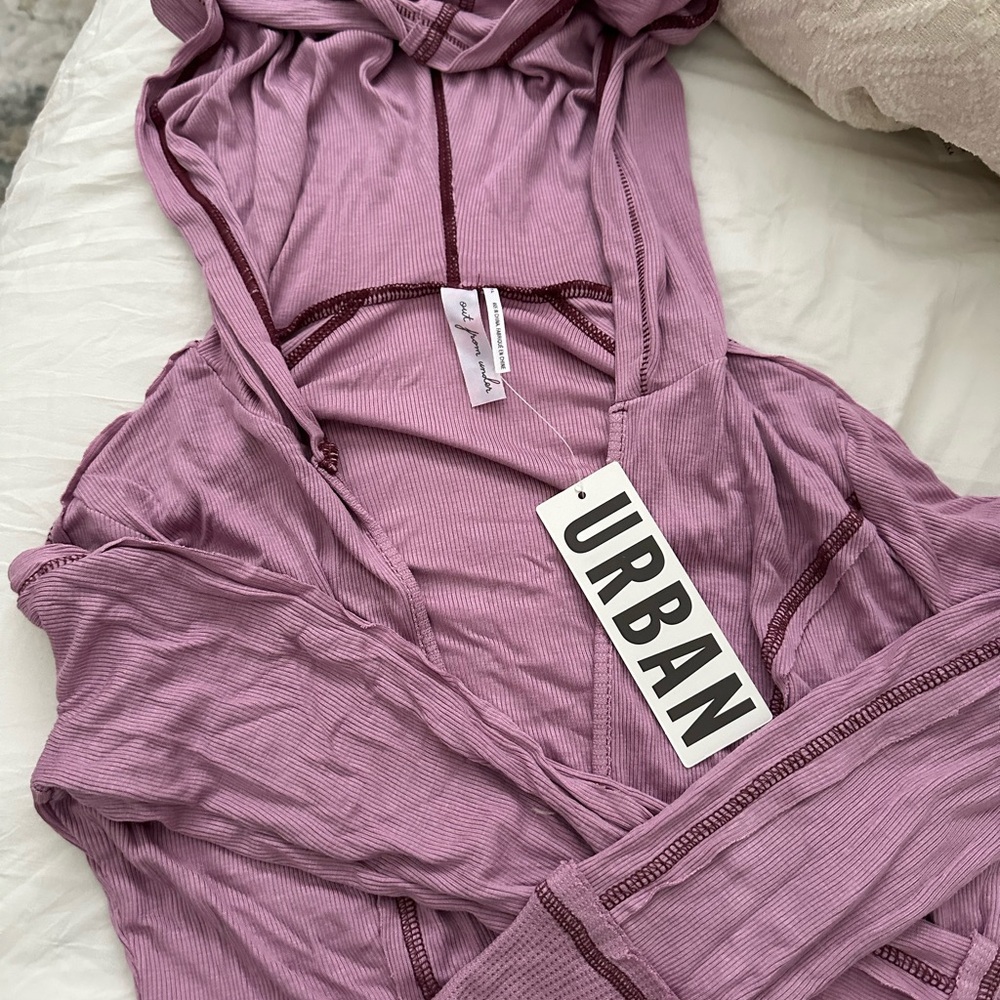 Out From Under Urban Purple Hooded Top